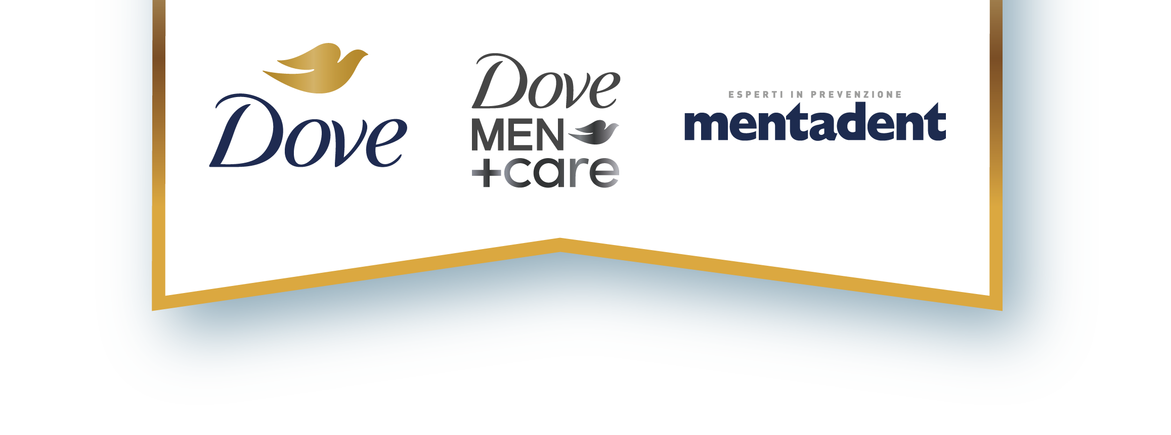 Loghi Dove, DoveMen+care, Mentadent